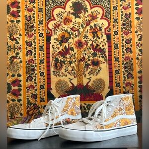 Vans Women's High-Top Sneakers - Trippy floral mushroom